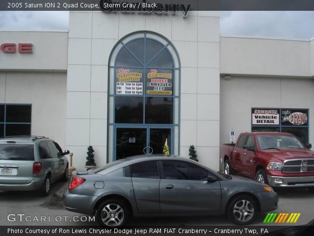 2005 Saturn ION 2 Quad Coupe in Storm Gray