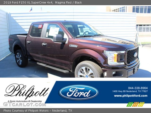 2019 Ford F150 XL SuperCrew 4x4 in Magma Red