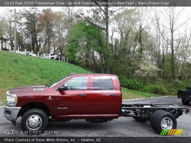 2019 Ram 3500 Tradesman Crew Cab 4x4 Chassis in Delmonico Red Pearl