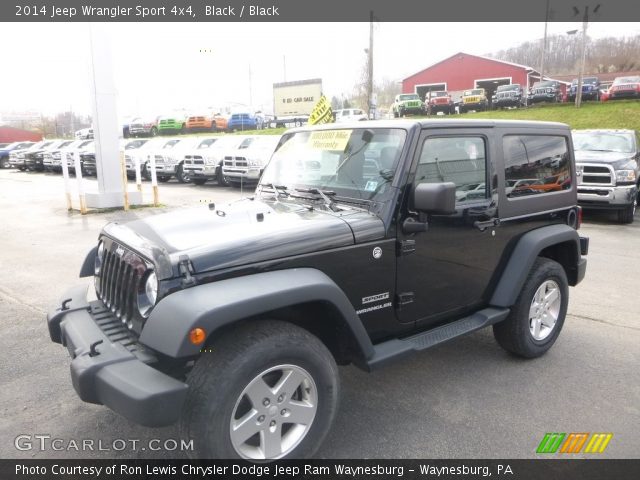 2014 Jeep Wrangler Sport 4x4 in Black
