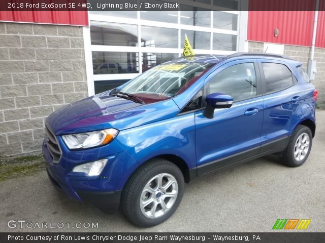 2018 Ford EcoSport SE 4WD in Lightning Blue