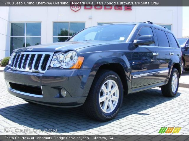 2008 Jeep Grand Cherokee Overland in Modern Blue Pearl