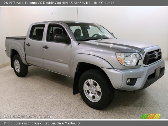 2015 Toyota Tacoma V6 Double Cab 4x4 in Silver Sky Metallic