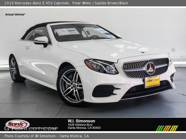 2019 Mercedes-Benz E 450 Cabriolet in Polar White