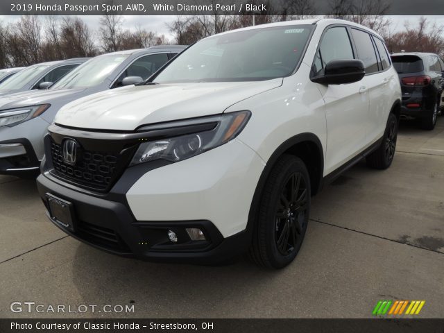 2019 Honda Passport Sport AWD in White Diamond Pearl