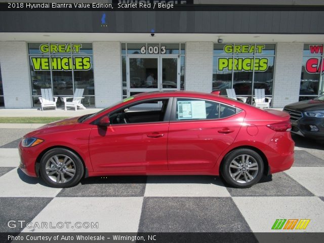 2018 Hyundai Elantra Value Edition in Scarlet Red