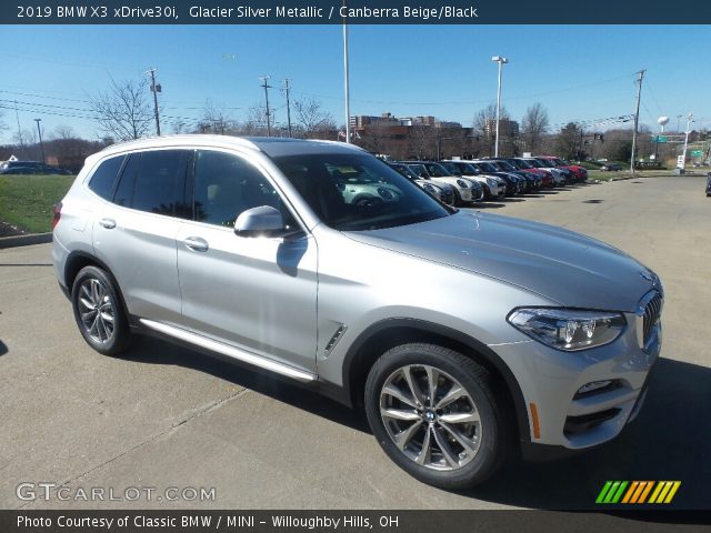 2019 BMW X3 xDrive30i in Glacier Silver Metallic