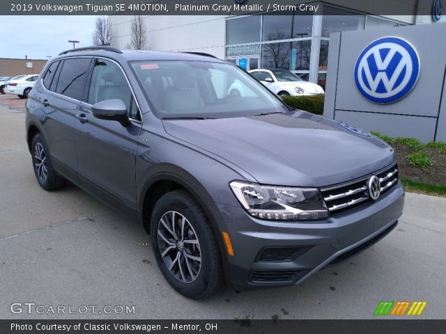 2019 Volkswagen Tiguan SE 4MOTION in Platinum Gray Metallic