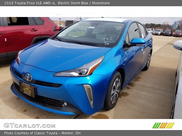 2019 Toyota Prius XLE AWD-e in Electric Storm Blue