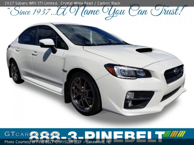 2017 Subaru WRX STI Limited in Crystal White Pearl
