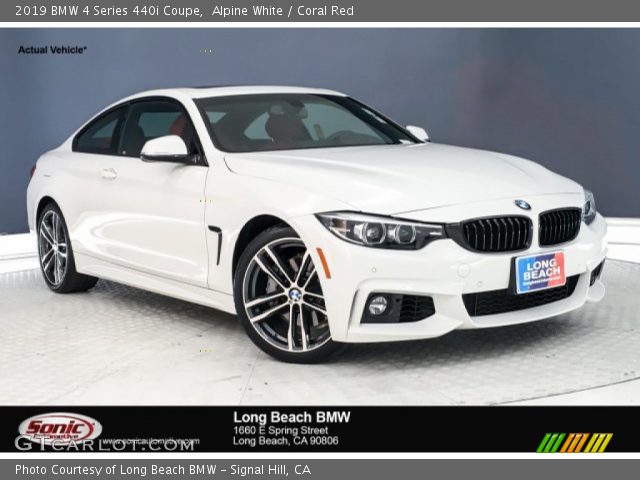 2019 BMW 4 Series 440i Coupe in Alpine White