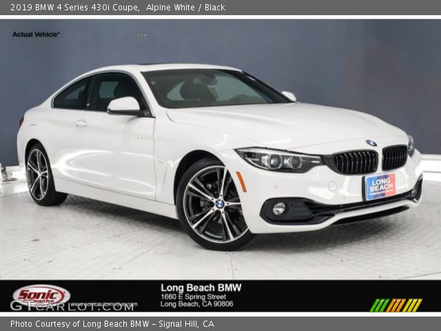 2019 BMW 4 Series 430i Coupe in Alpine White