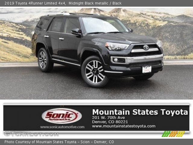 2019 Toyota 4Runner Limited 4x4 in Midnight Black metallic