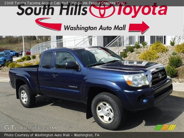 2008 Toyota Tacoma Access Cab 4x4 in Indigo Ink Pearl
