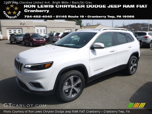 2019 Jeep Cherokee Limited 4x4 in Bright White