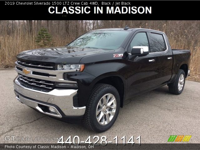 2019 Chevrolet Silverado 1500 LTZ Crew Cab 4WD in Black