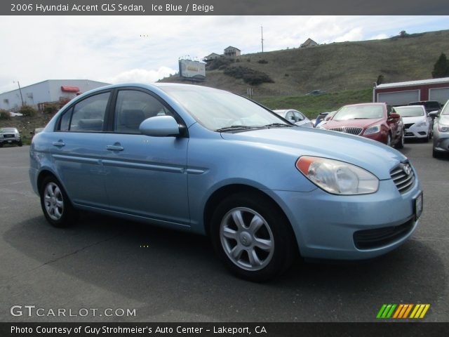 2006 Hyundai Accent GLS Sedan in Ice Blue