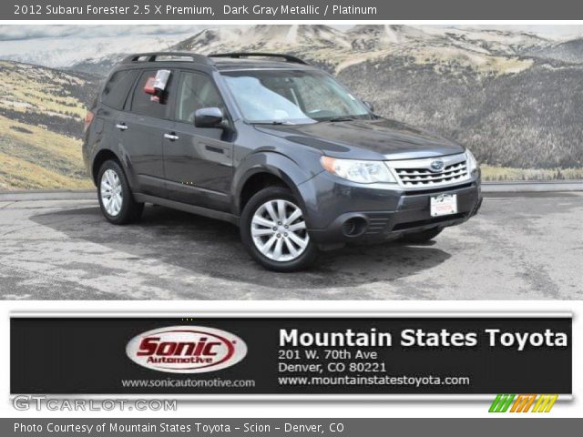 2012 Subaru Forester 2.5 X Premium in Dark Gray Metallic