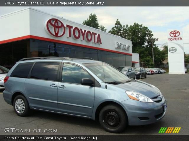 2006 Toyota Sienna LE in Blue Mirage Metallic