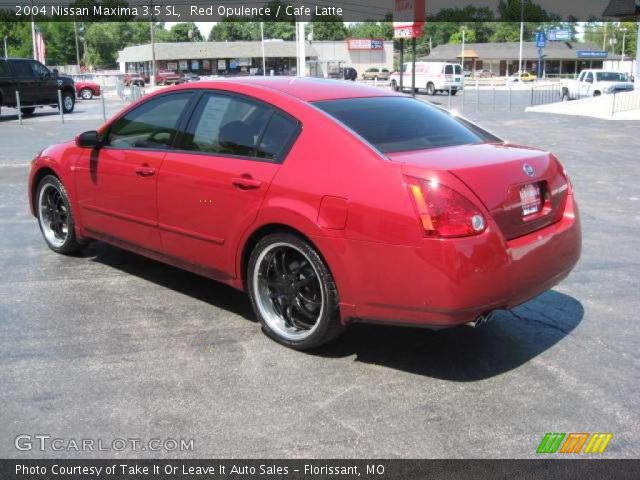 2004 Nissan Maxima 3.5 SL in Red Opulence