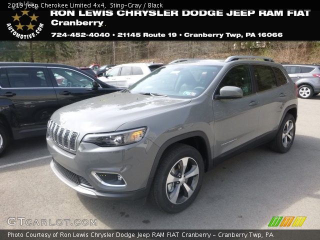 2019 Jeep Cherokee Limited 4x4 in Sting-Gray