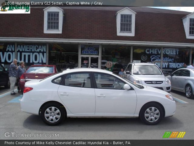 2008 Hyundai Elantra GLS Sedan in Captiva White