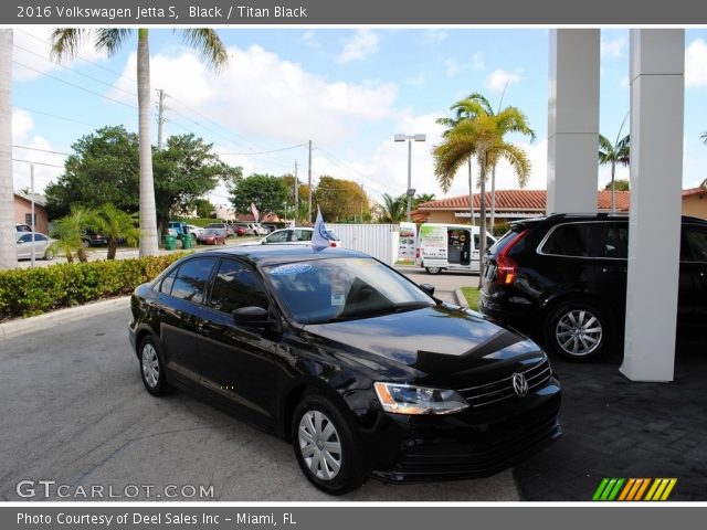 2016 Volkswagen Jetta S in Black