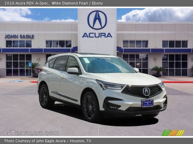 2019 Acura RDX A-Spec in White Diamond Pearl