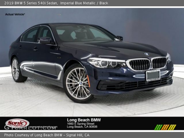 2019 BMW 5 Series 540i Sedan in Imperial Blue Metallic