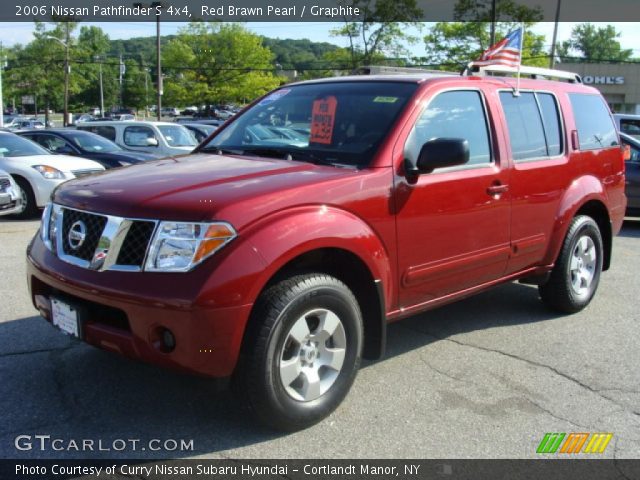 2006 Nissan Pathfinder S 4x4 in Red Brawn Pearl