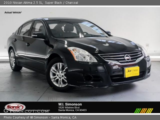 2010 Nissan Altima 2.5 SL in Super Black