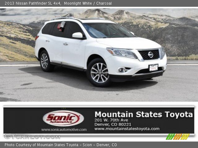 2013 Nissan Pathfinder SL 4x4 in Moonlight White