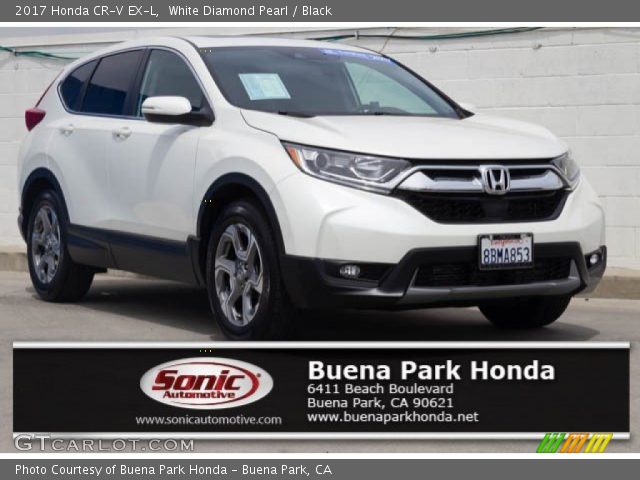 2017 Honda CR-V EX-L in White Diamond Pearl