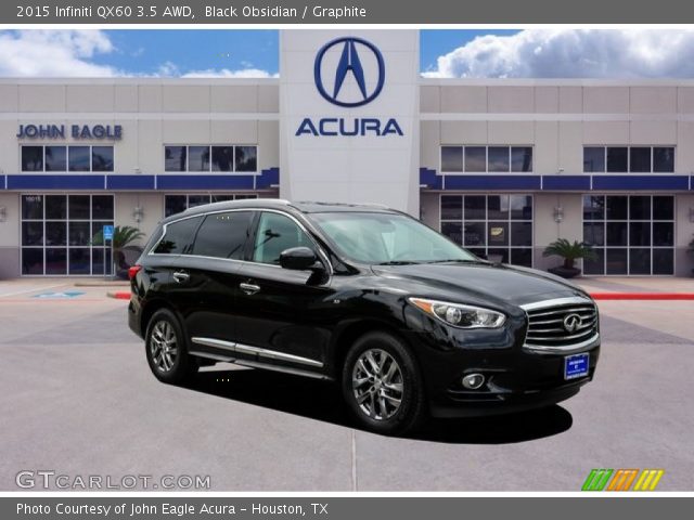 2015 Infiniti QX60 3.5 AWD in Black Obsidian