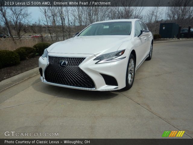2019 Lexus LS 500h AWD in Eminent White Pearl