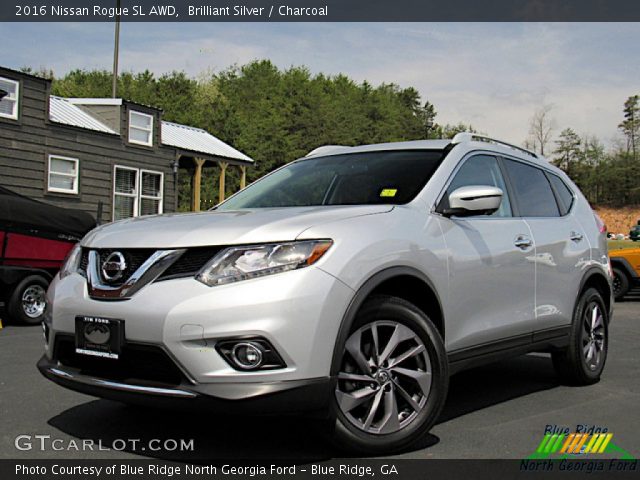 2016 Nissan Rogue SL AWD in Brilliant Silver