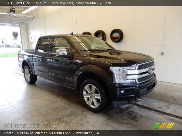 2018 Ford F150 Platinum SuperCrew 4x4 in Shadow Black