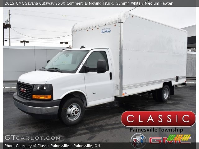2019 GMC Savana Cutaway 3500 Commercial Moving Truck in Summit White