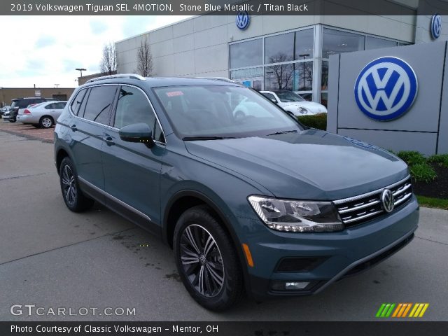 2019 Volkswagen Tiguan SEL 4MOTION in Stone Blue Metallic