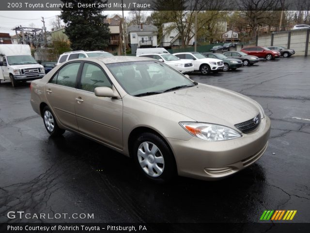 2003 Toyota Camry LE in Desert Sand Mica