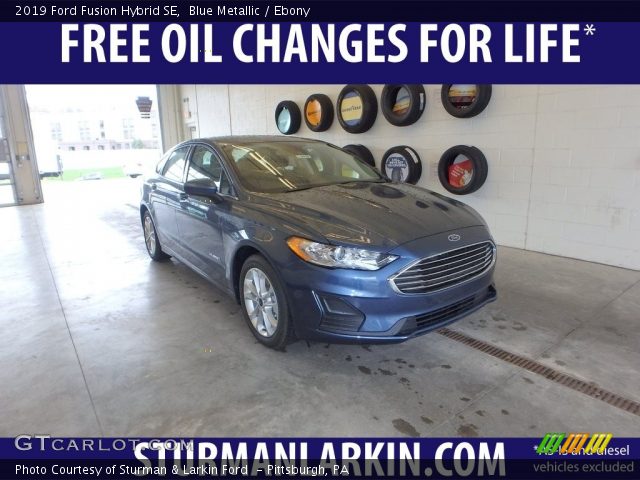 2019 Ford Fusion Hybrid SE in Blue Metallic