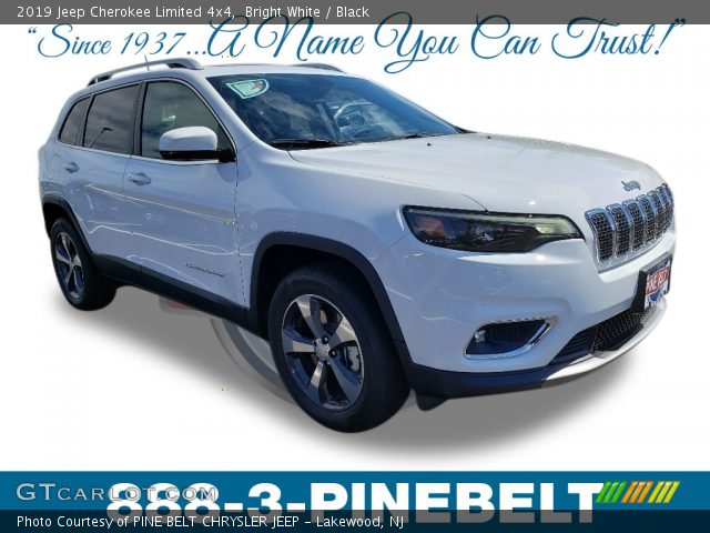 2019 Jeep Cherokee Limited 4x4 in Bright White