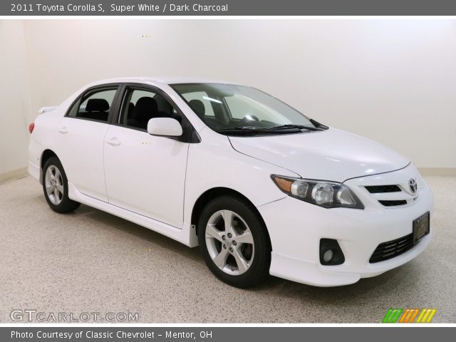 2011 Toyota Corolla S in Super White