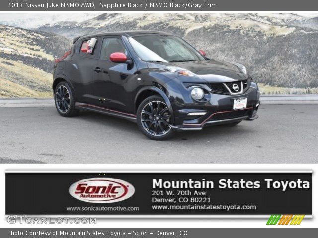 2013 Nissan Juke NISMO AWD in Sapphire Black