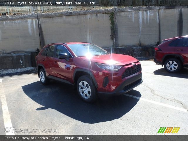 2019 Toyota RAV4 LE AWD in Ruby Flare Pearl