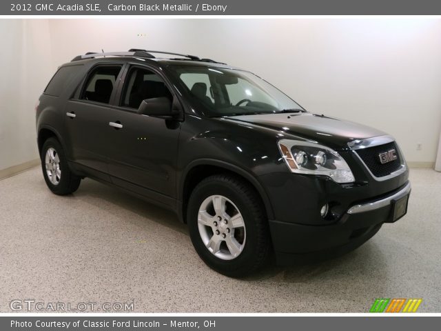 2012 GMC Acadia SLE in Carbon Black Metallic