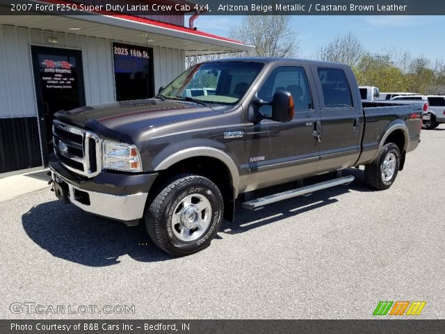 2007 Ford F250 Super Duty Lariat Crew Cab 4x4 in Arizona Beige Metallic