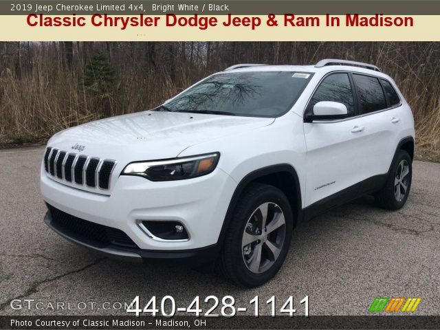 2019 Jeep Cherokee Limited 4x4 in Bright White