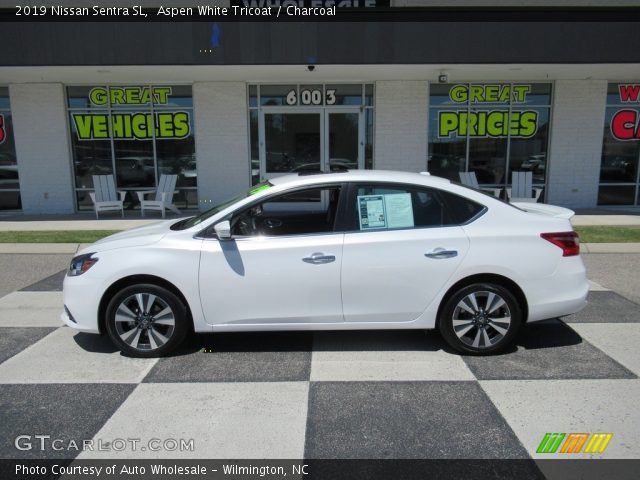 2019 Nissan Sentra SL in Aspen White Tricoat