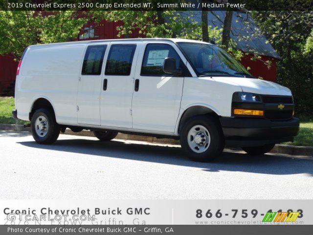 2019 Chevrolet Express 2500 Cargo Extended WT in Summit White